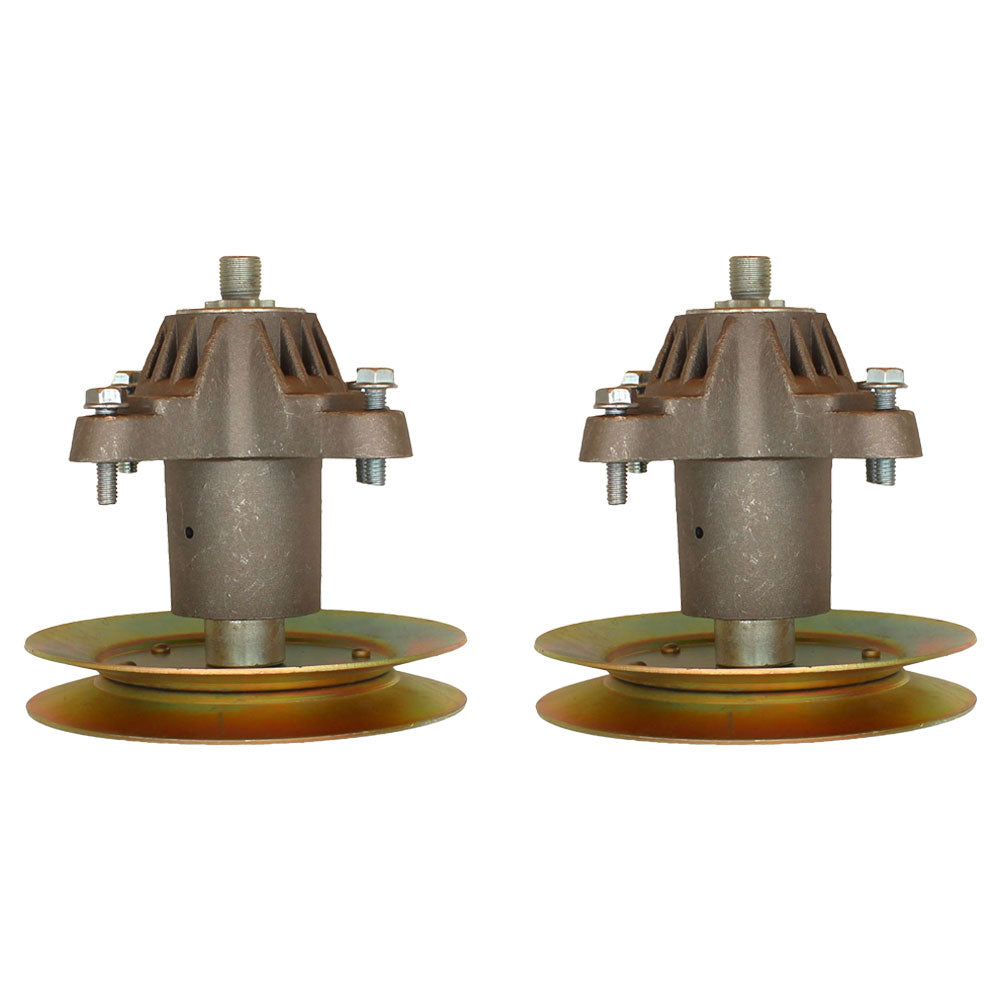 Qty 2: Spindle Assembly w/ Pulley Fits Toro Replaces 112-0460