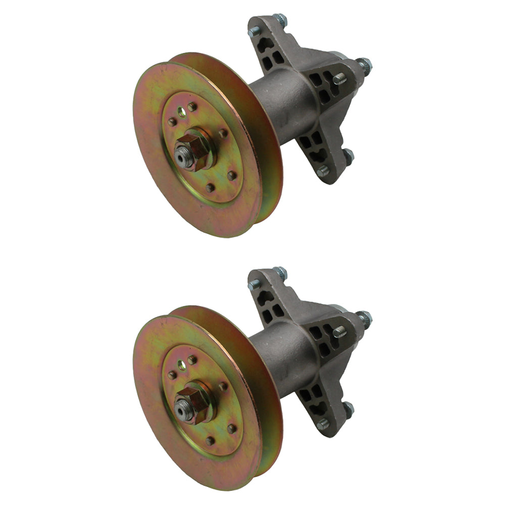 Qty 2: Spindle Assembly
 Fits Troy Bilt Replaces 618-04608