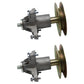 Qty 2: Spindle Assembly
 Fits Troy Bilt Replaces 618-04608