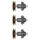 Qty 3: Spindle Assembly Fits MTD Replaces 618-04608
