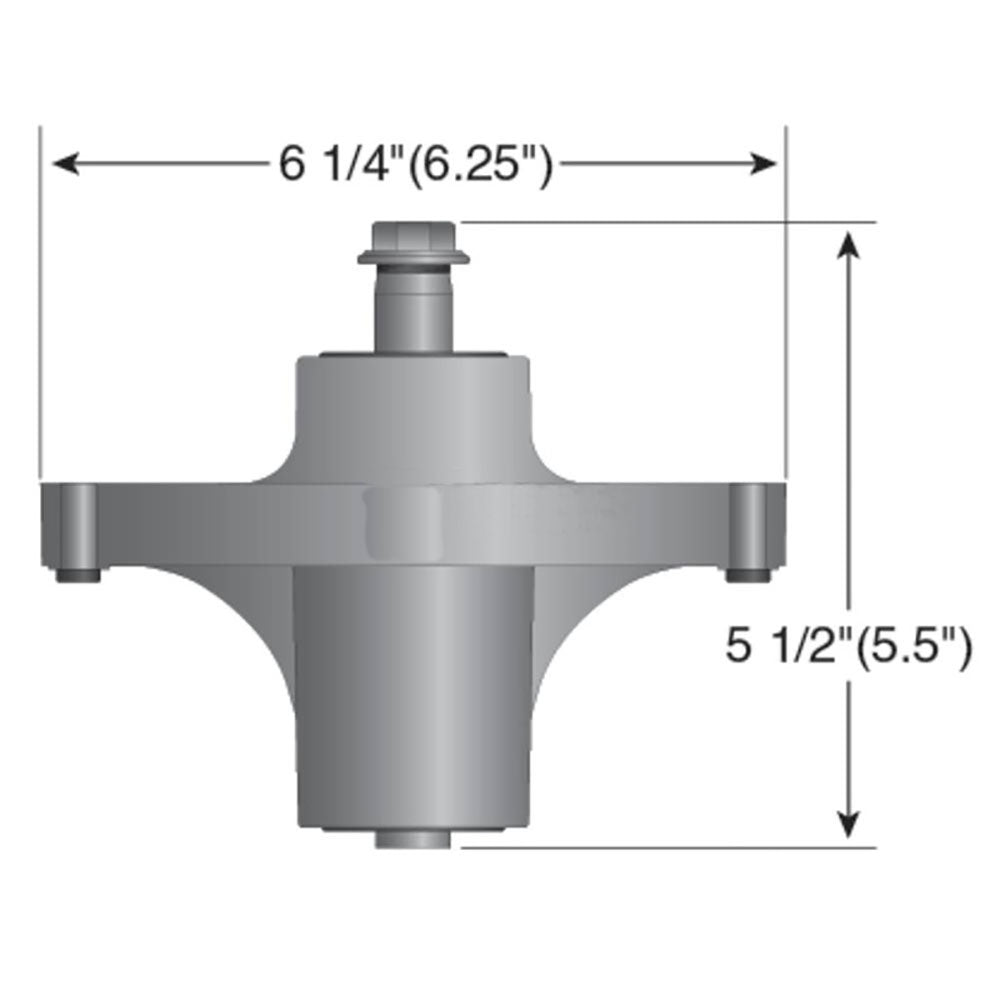 3 Spindle Assembly Fits Toro SW 4200 SW 5000 SS 4225 SS 5425 MX 3450 117-7439