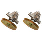 Qty 2: Mower Deck Spindle with Pulley Fits MTD Replaces 618-04636
