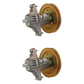 Qty 2: Spindle Assembly with Pulley
 Fits MTD Replaces 618-04474