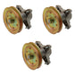 Qty 3: Spindle Assembly with Pulley
 Fits MTD Replaces 618-04474