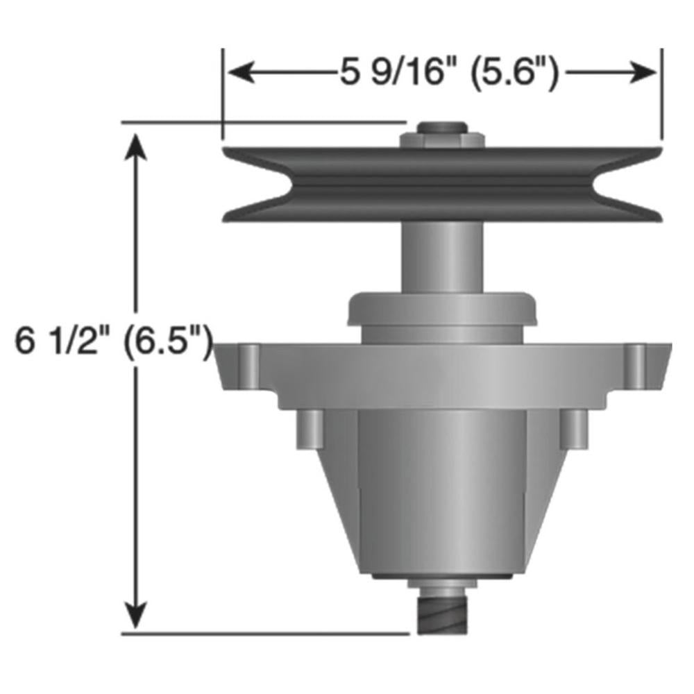 (2) Spindle Assemblies Fits Cub Cadet 42" LT42 LX42 XT1-LT42 618-06976 918-06976