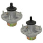 (2) Deck Spindle AM144608 Fits John Deere Riding Mower X330 X350 X354 X370 X380