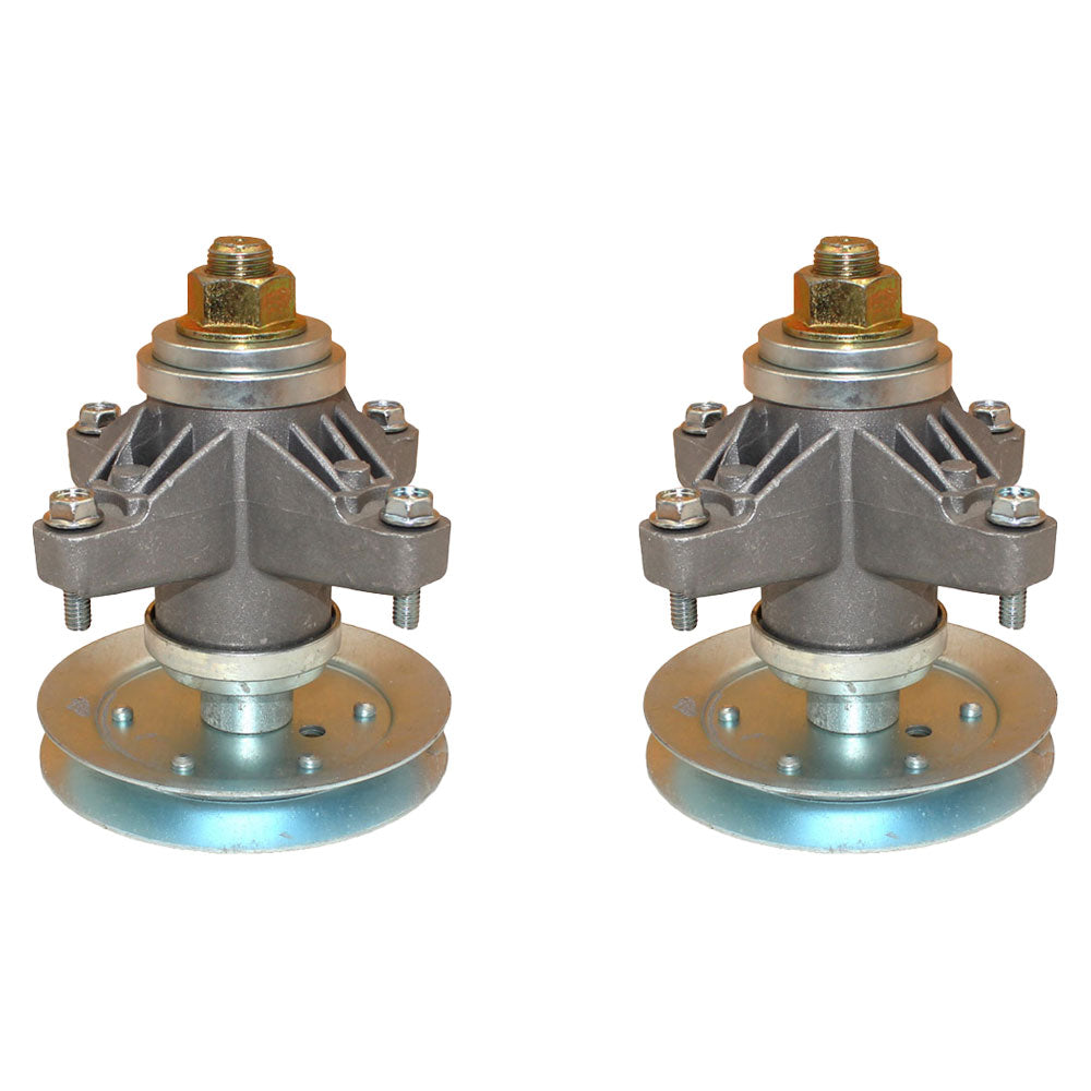 QTY 2: Spindle Assembly with Pulley
 Fits White Replaces 618-04124A