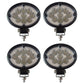 RE321841 Four (4) Industrial LED Flood Light Lamps Fits JD Tractor
