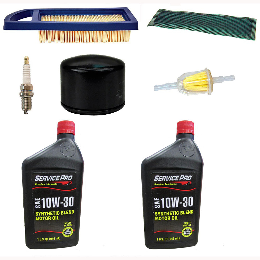 Filters w/ Spark Plug & Oil Fits John Deere 115 L108 LA105 LA110 LA115 Models 49