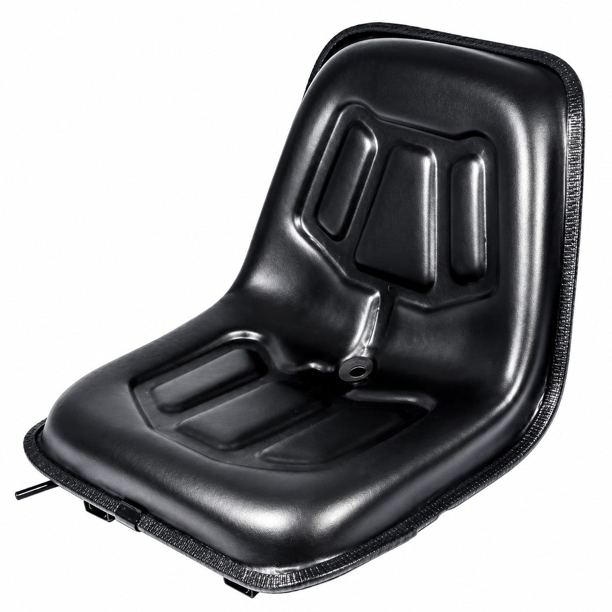Black Seat with Slide Tracks Fits Landini Replaces 3106006M91-1