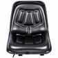 Black Seat with Slide Tracks Fits Landini Replaces 3106006M91-1