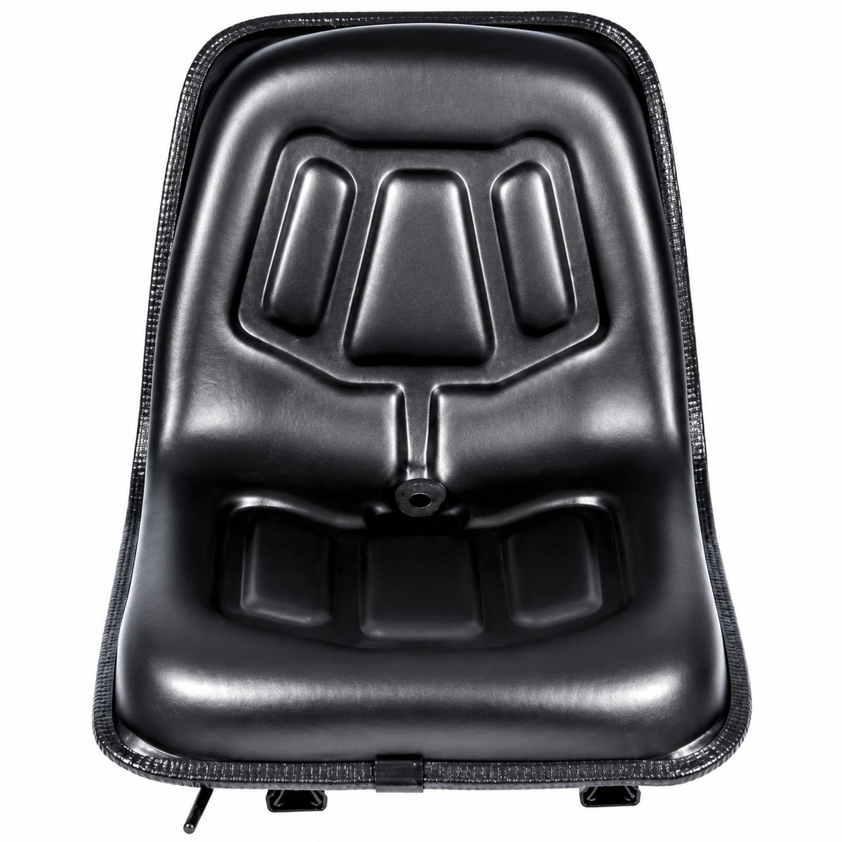 Black Seat with Slide Tracks Fits Landini Replaces 3106006M91-1
