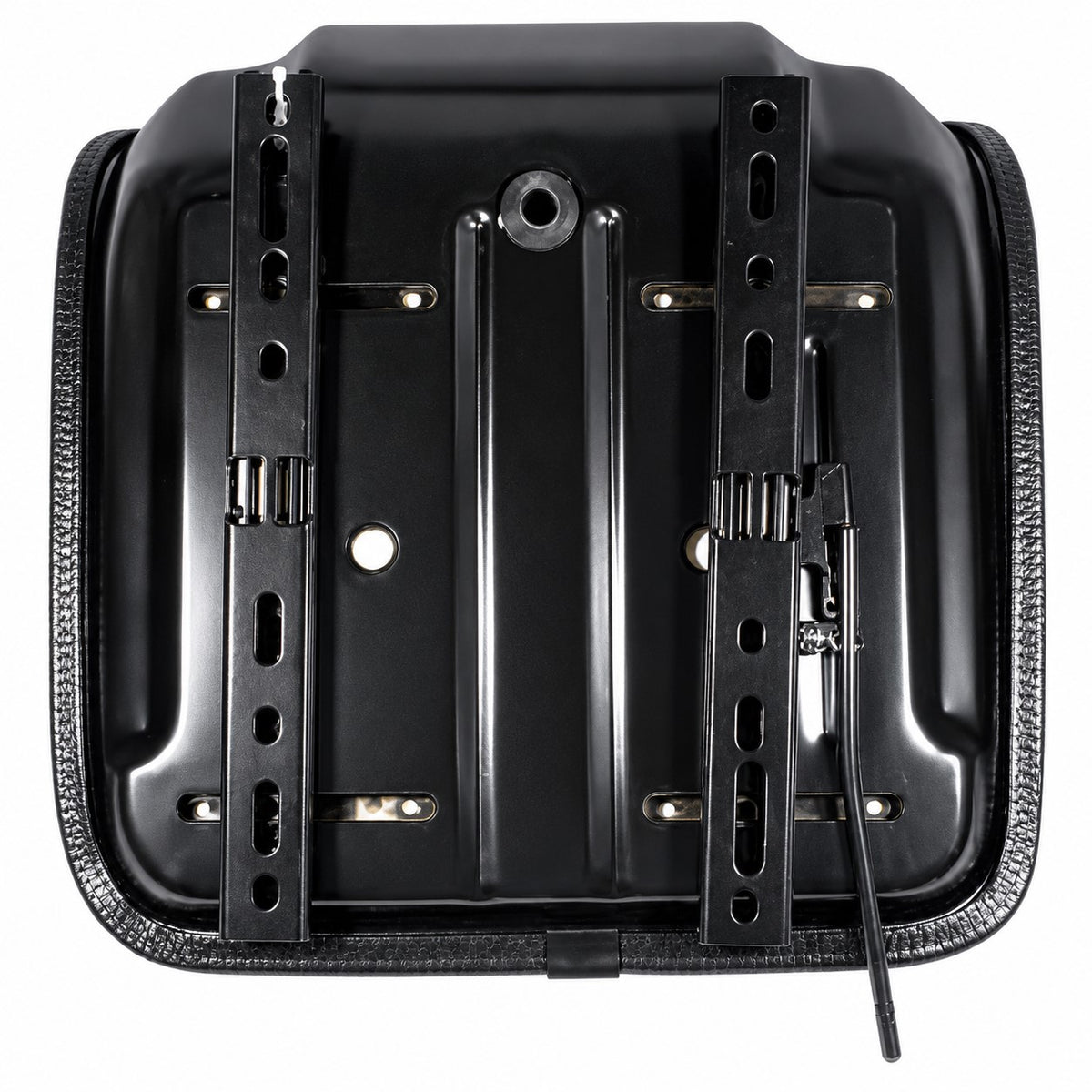 Black Seat with Slide Tracks Fits Minneapolis-Moline Replaces 3106006M91-1