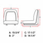 Black Seat with Slide Tracks Fits Minneapolis-Moline Replaces 3106006M91-1