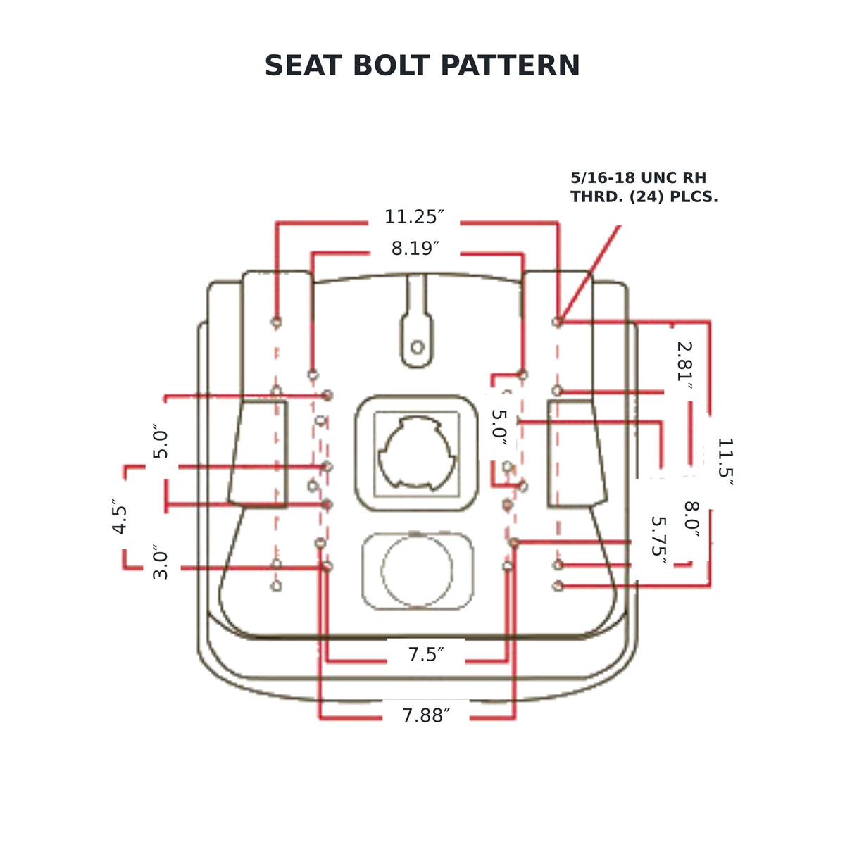 LGT100CAMO Camo Vinyl Seat Fits Kubota Tractor