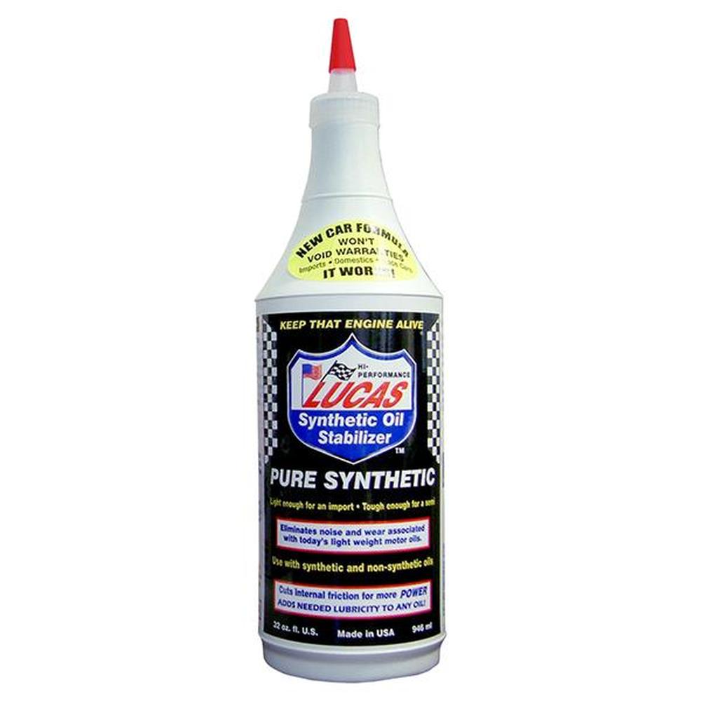 LUC10130 Synthetic Oil Stabilizer - 1 Quart Fits Lucas Oil & SeaFoam