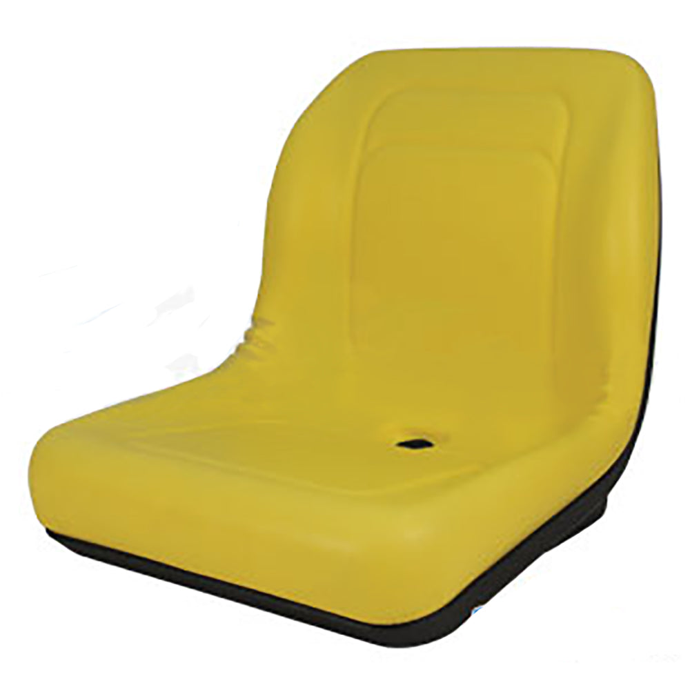 A-LGT100YL Yellow Vinyl Seat - Fits John Deere; Fits Universal Products