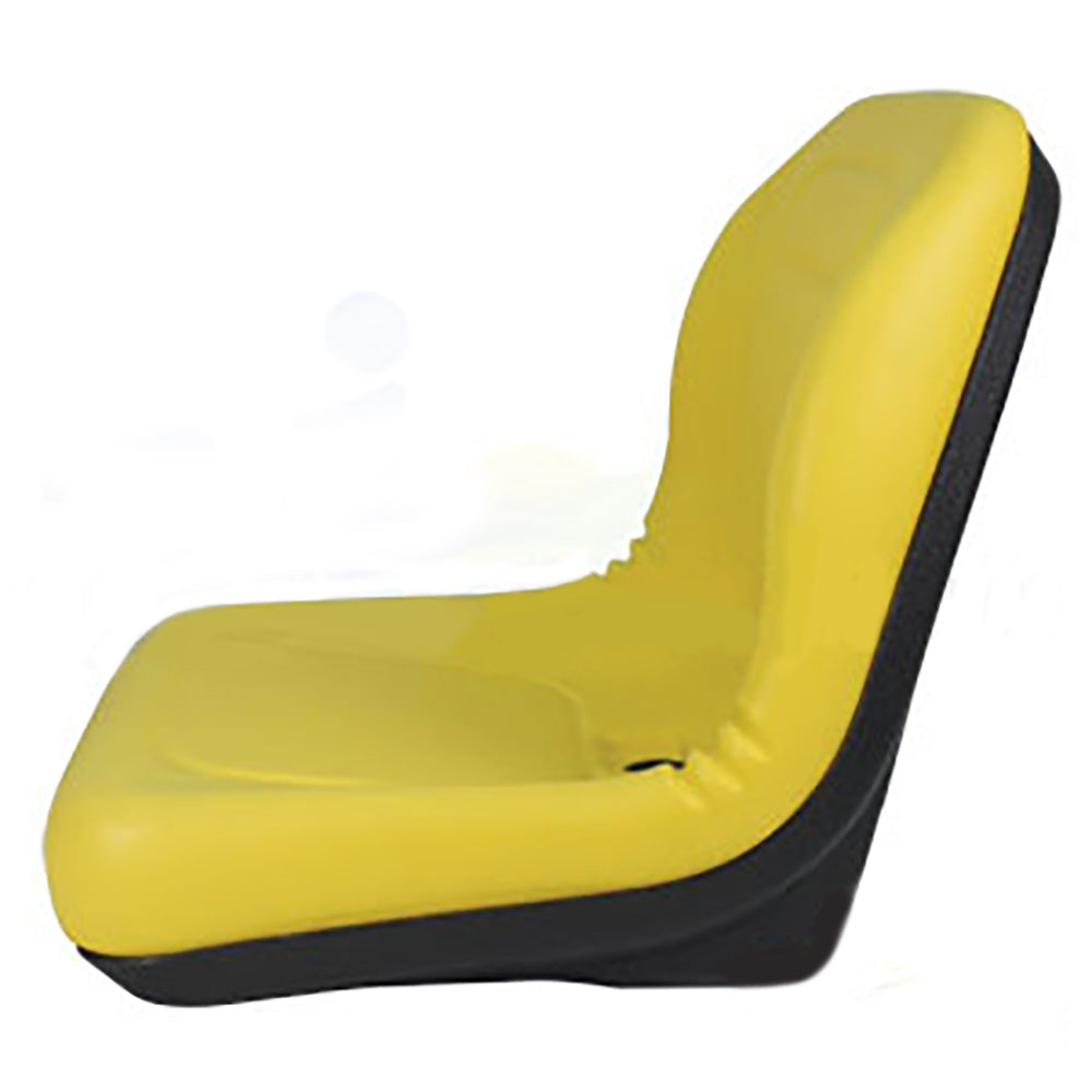 Yellow Vinyl HIGH BACK SEAT Fits John Deere AM107759 AM108058 AM121752 AM126149