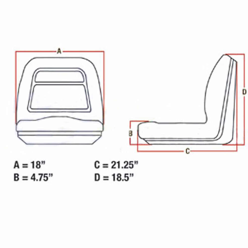 420-185 Seat Fits John Deere