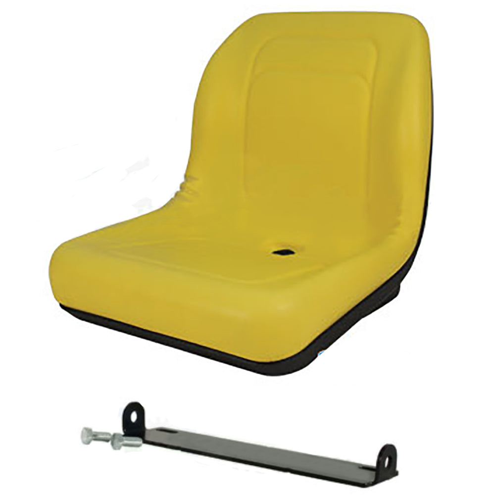 HIGH BACK SEAT w/ Pivot Rod Bracket Fits John Deere GT242 GT245 GT262 GT275 Yell