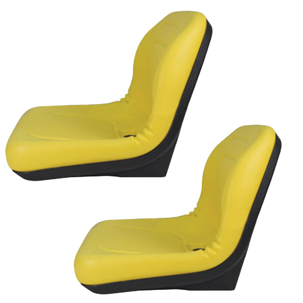 LVA10029 (2) Two Yellow High Back Seat Fits John Deere Fits Gator TCA24320