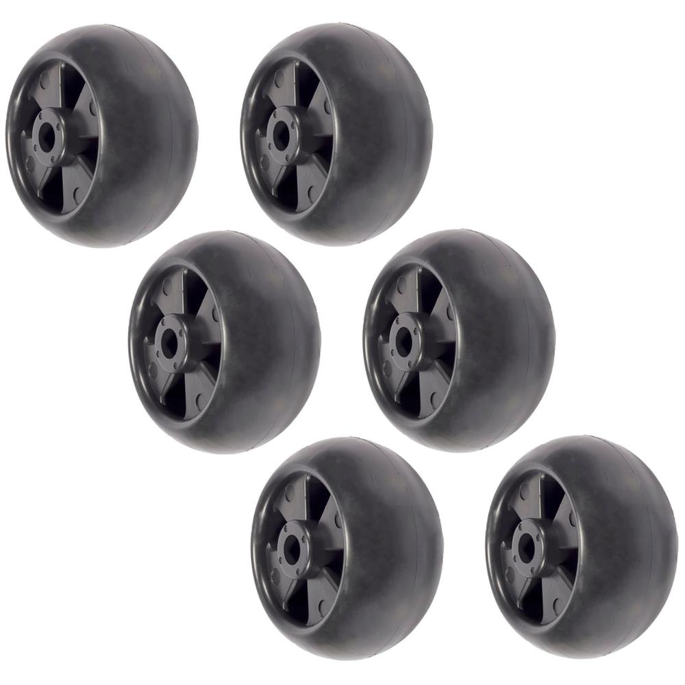 6 Deck Wheels Fits John Deere AM-116299 M111489 AM133602 M11149