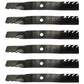 Qty 6: Toothed Mulching Blade
 Fits Universal Products Replaces 7-08550
