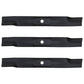 Qty 3: Hi-Lift Lawn Mower Blades Fits John Deere Replaces M158112