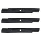 Qty 3: Hi-Lift Lawn Mower Blades Fits John Deere Replaces M158112