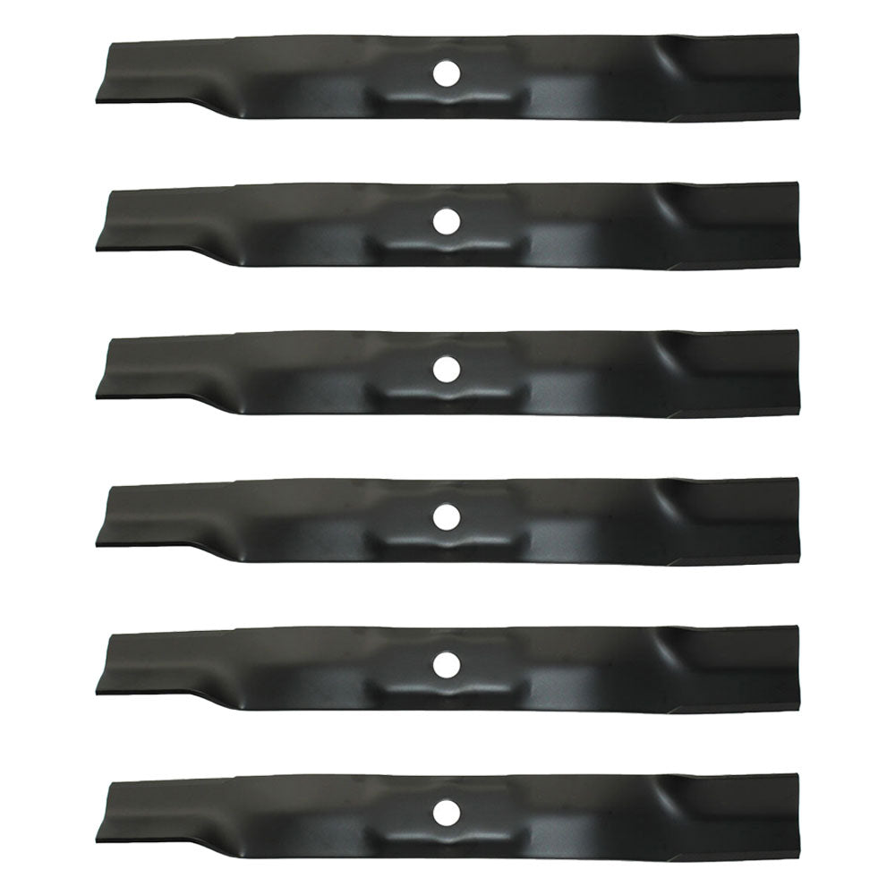 Qty 6: Hi-Lift Lawn Mower Blades Fits John Deere Replaces M158112