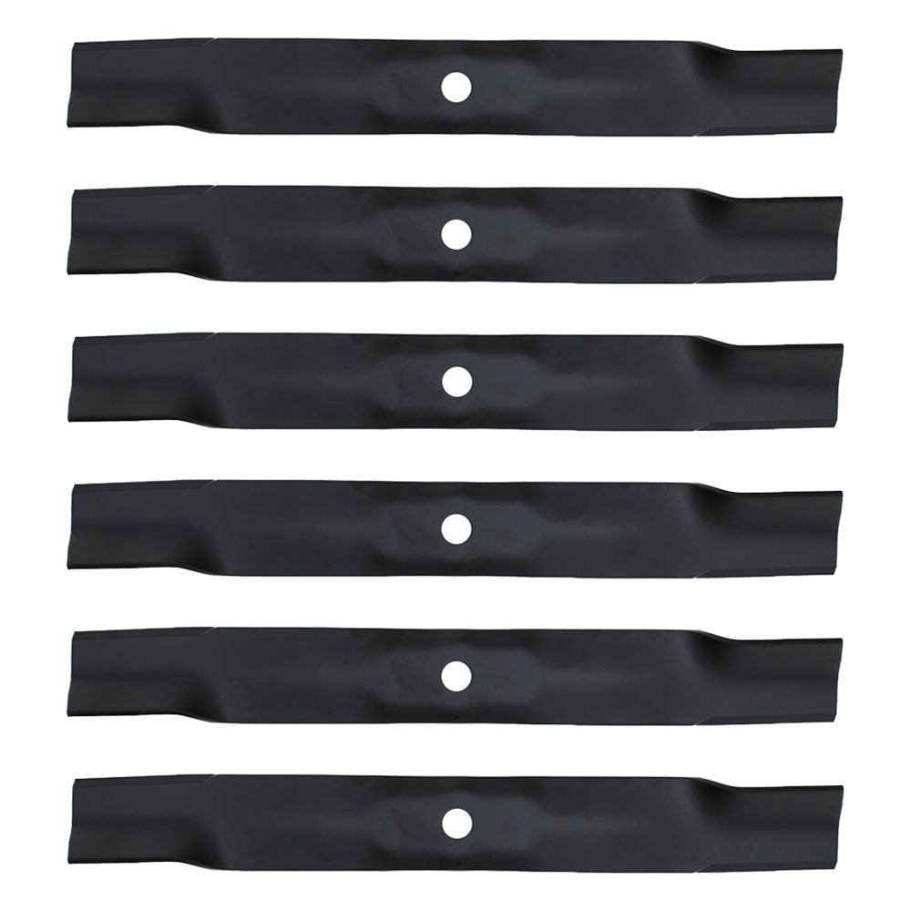 Qty 6: Hi-Lift Lawn Mower Blades Fits John Deere Replaces M158112