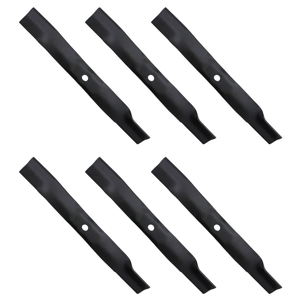 Qty 6: Hi-Lift Lawn Mower Blades Fits John Deere Replaces M158112