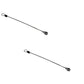 (2) Rear Tension Tailgate Cable M159508 Fits John Deere TX 4X2 HPX 4X2