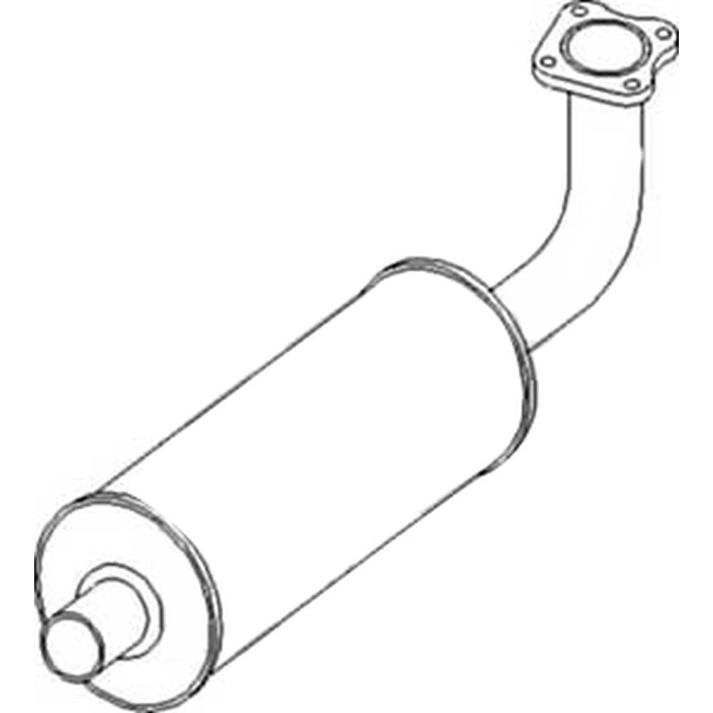 One New Muffler Fits John Deere Tractors 650, 750, 850, 950, 1050