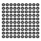 Qty 100: Starter Drive Gears Fits John Deere Replaces LG280104