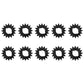 Qty 10: Starter Drive Gears Fits John Deere Replaces LG280104