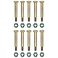 Qty 10: Wheel Bolt and Lock Nut Kits Fits AYP Replaces 137644