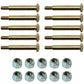 Qty 10: Wheel Bolt and Lock Nut Kits Fits AYP Replaces 137644