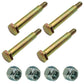 Qty. 4: Wheel Bolt and Lock Nut Kits Fits John Deere Replaces M84691