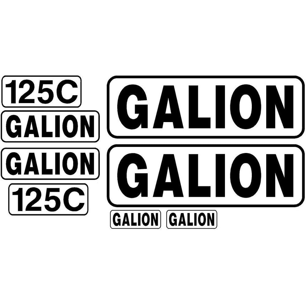 New Decal Set for Galion Model 125C Machines