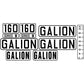 New Decal Set for Galion Model 160 Series B Machines