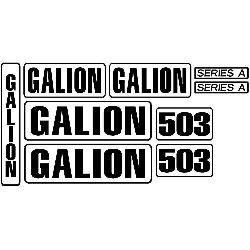 New Decal Set for Galion Model 503 Series A Machines