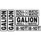New Decal Set for Galion Model 8-10T Roll O Matic Machines