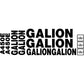 New Decal Set for Galion Model A450E with Oil Level Decals