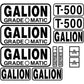 New Decal Set for Galion Model T-500 Grade O Matic Series L Machines