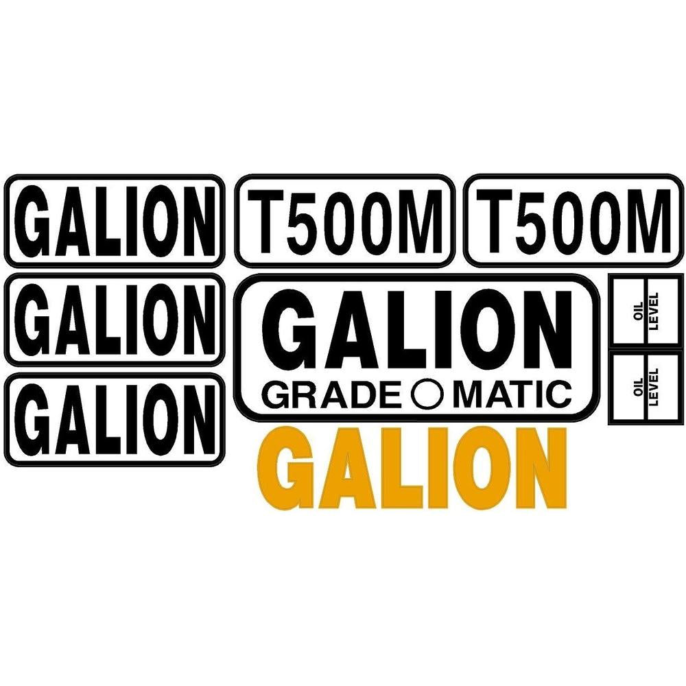 New Decal Set for Galion Model T500M Grade O Matic Machines