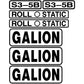 New Decal Set for Galion Model S3-5B Roll O Static Machines