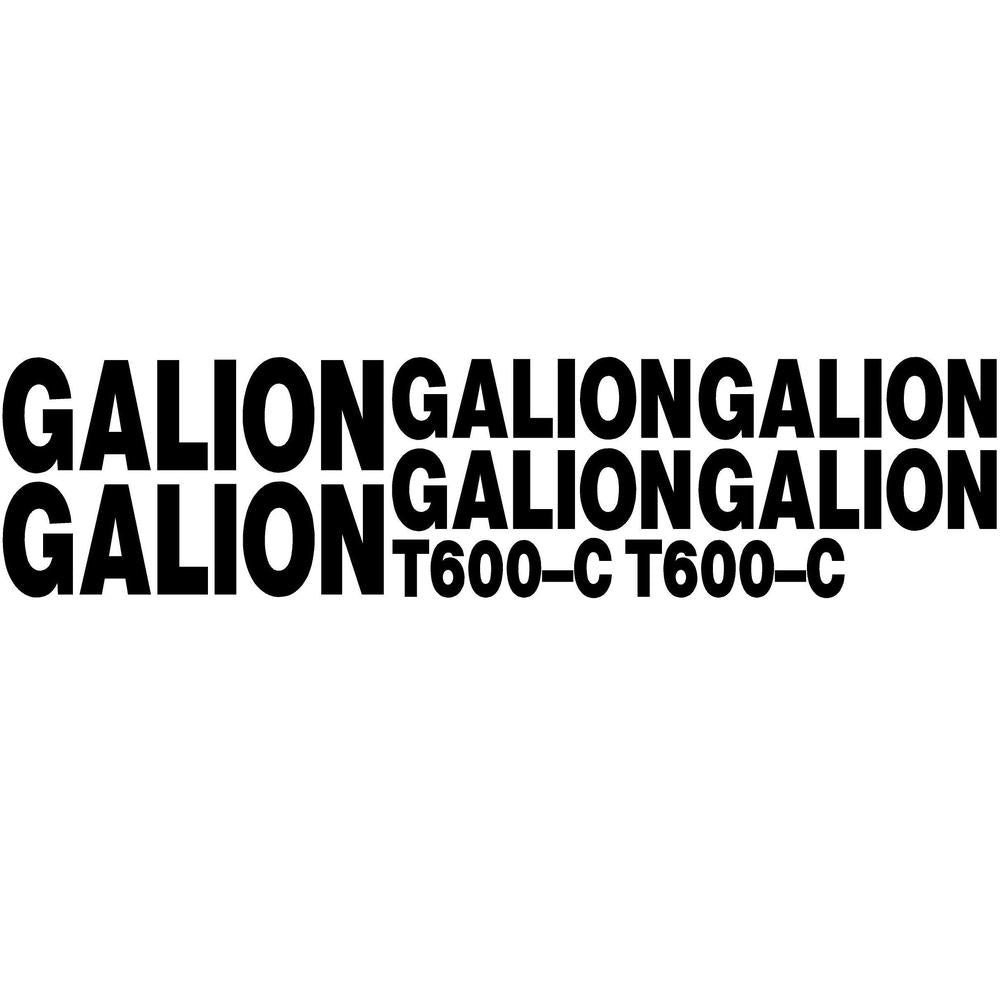 New Decal Set for Galion Model T600-C Machines