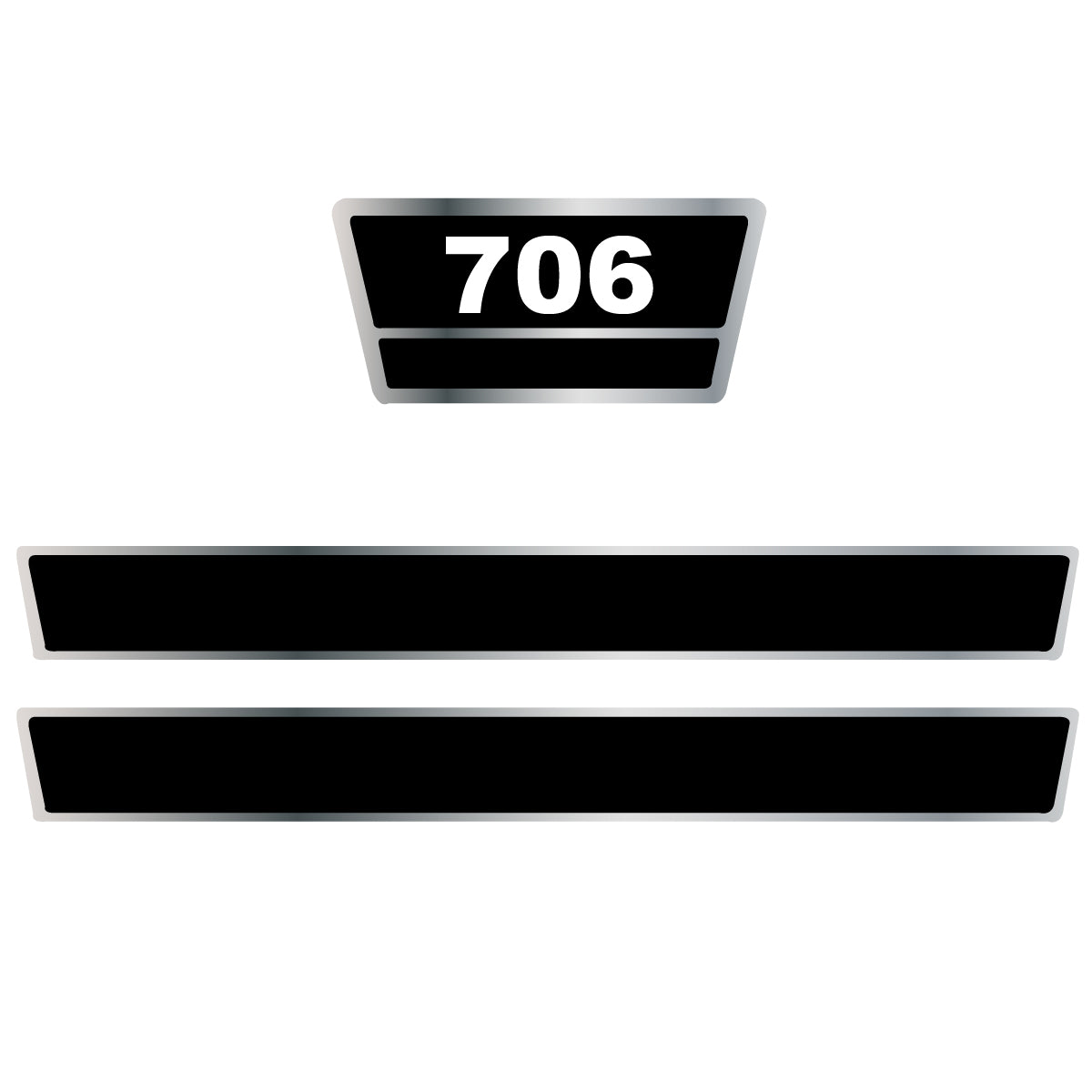 Vinyl Hood Decal Kit Fits FARMALL Fits International Harvester Tractor HKIH7 706