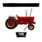 Hood Decal Set Fits Case-IH/Fits FARMALL Model 706 Replaces HKIH706